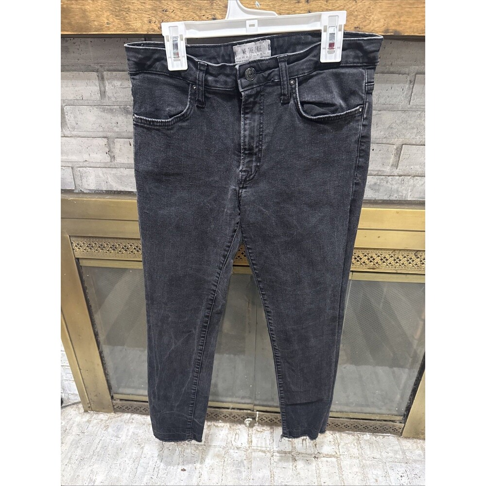 We the Free People Women's Size 27 Black Wash Jeans